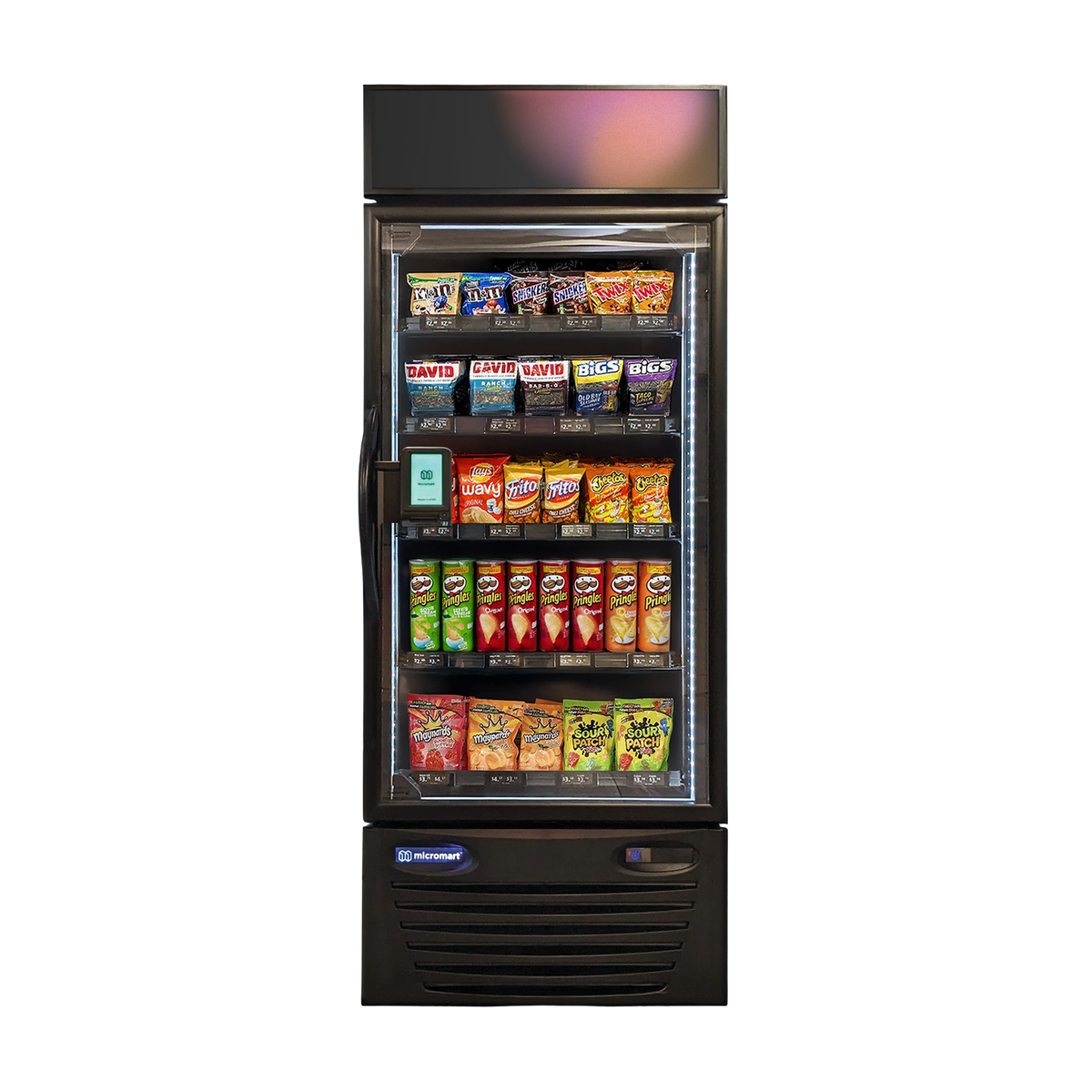 DB Smart Market — front view, snacks and candy
