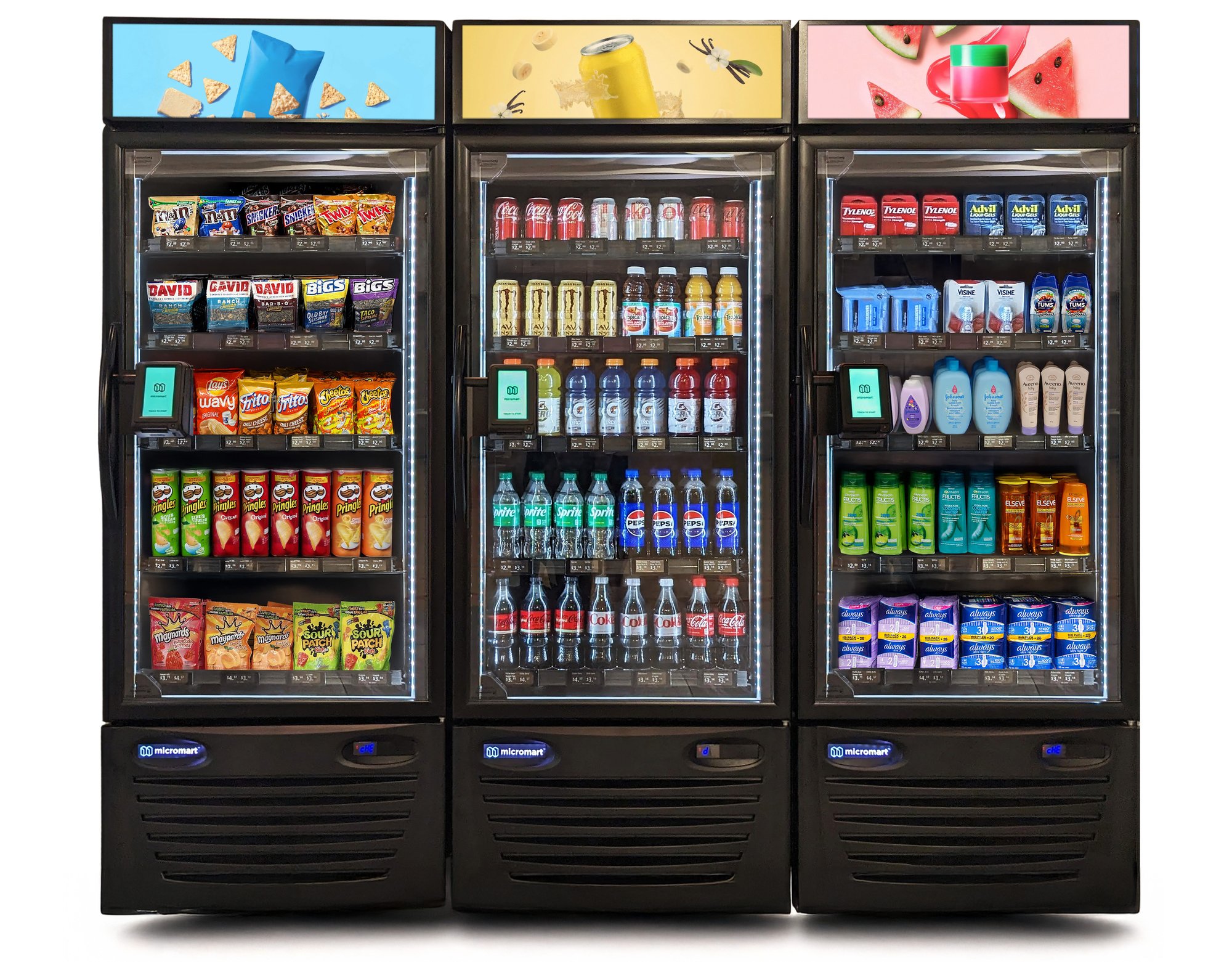 DB Smart Market — full product range across three machines